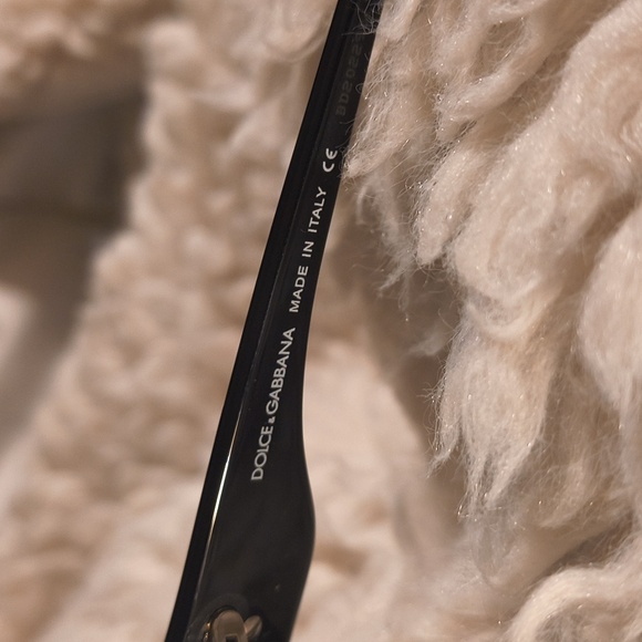 Dolce & Gabbana Sleek Sexy Baddie Office Bae Black Glasses with Case - Picture 3 of 7